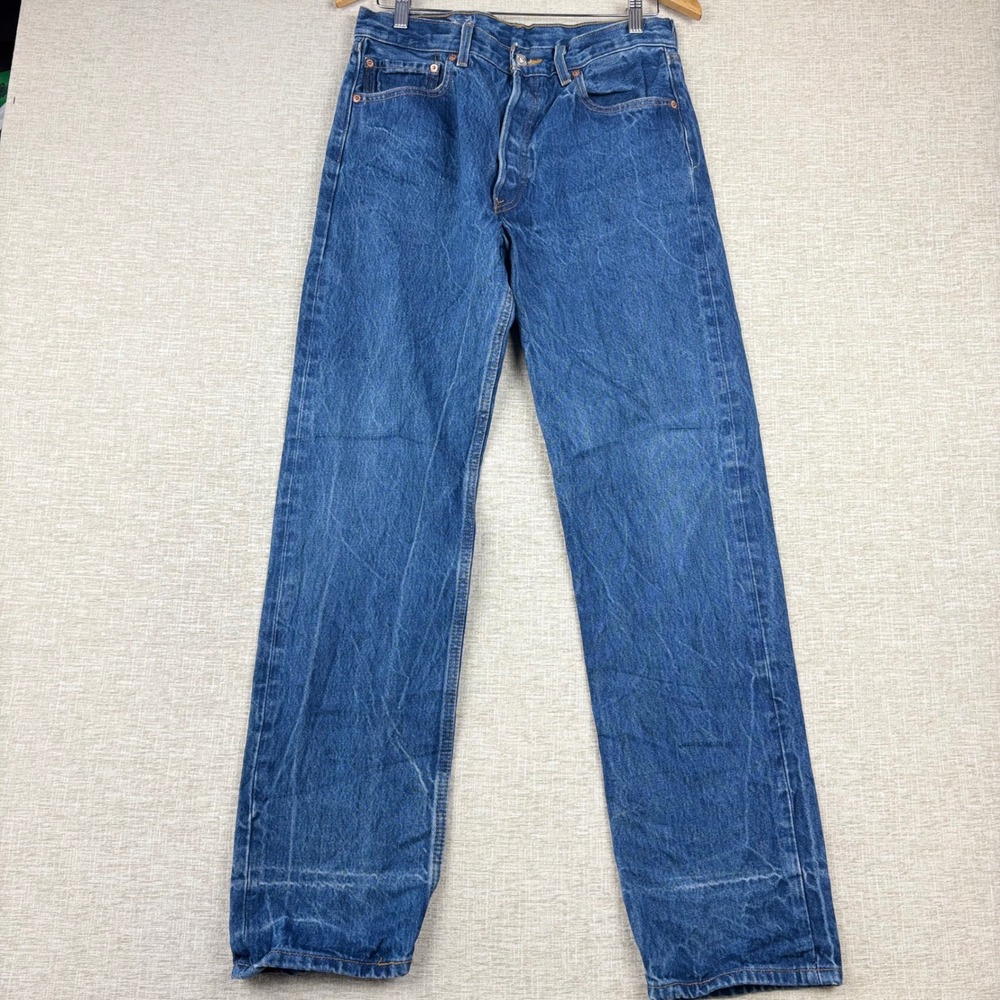 Vintage 90's Levis 501 Mens 34x36 Lo-Key Distressed Jeans Festival/Grunge Denim